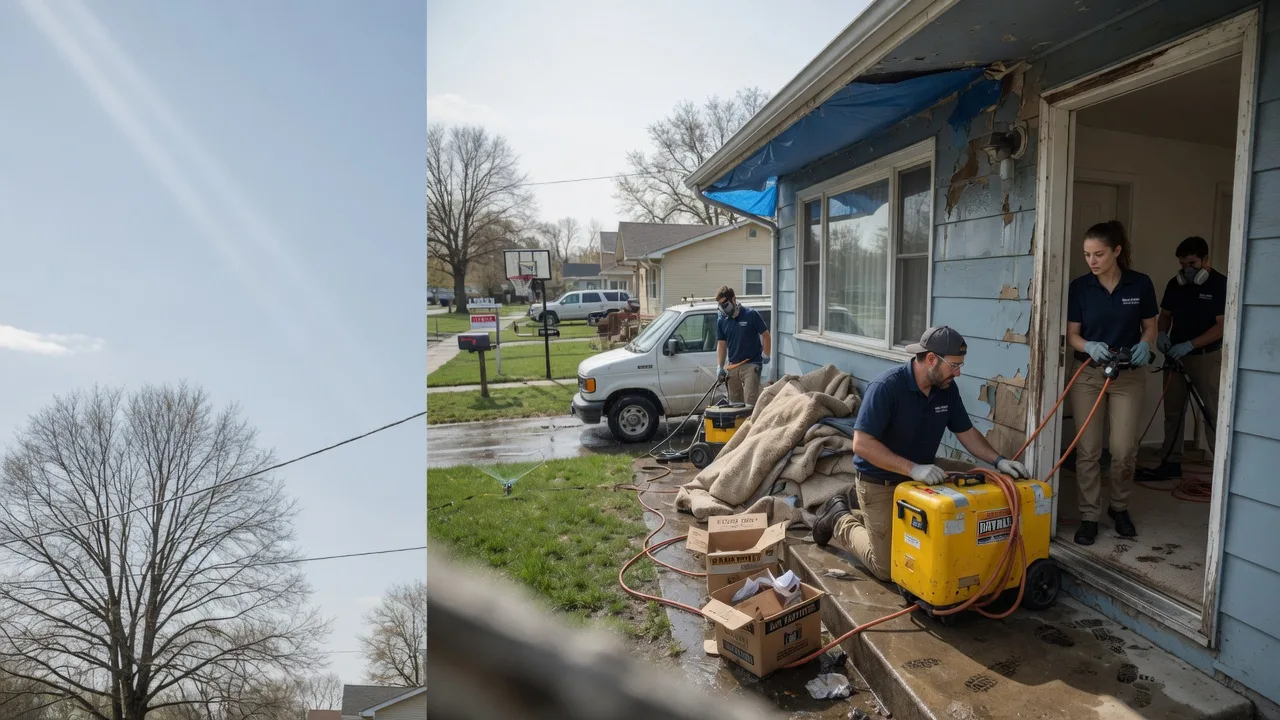 Basement Flood Cleanup in Scott, OH near me
